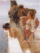 Alma-Tadema, Sir Lawrence A Coign of Vantage oil painting on canvas